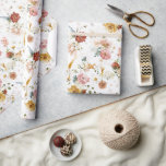 Rustic Boho Blomsterträdgård Presentpapper<br><div class="desc">Samla dina gäster i det moderna stil med den här fantastiska pappra utformningen av blommigten Boho. Temat perfekt för sommar,  fall och höst. Anpassa den enkelt med dina personliga detaljer på framsidan och baksidan för att göra den till din egen.</div>