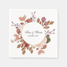 Rustic Boho Bröllop Napkins