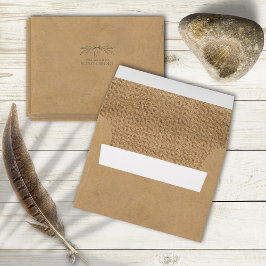 Rustic Boho Burlap Bröllop ID1109