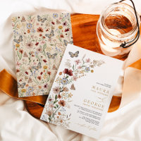 Rustic Boho Garden Flowers Bröllop