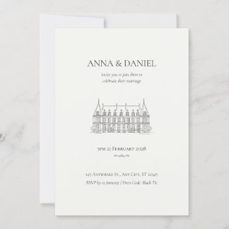 Rustic Boho Greenery bröllopsinbjudan Inbjudningar