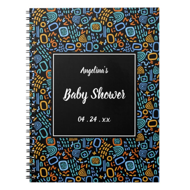 Rustic Boho Icon Gift List Anteckningsbok (Framsidan)