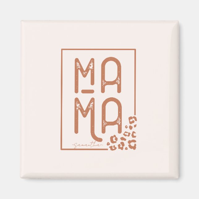 Rustic Boho Mamma Magnet (Framsidan)