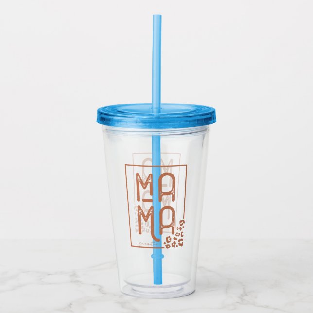 Rustic Boho Mamma Take Away Mugg (Framsida)