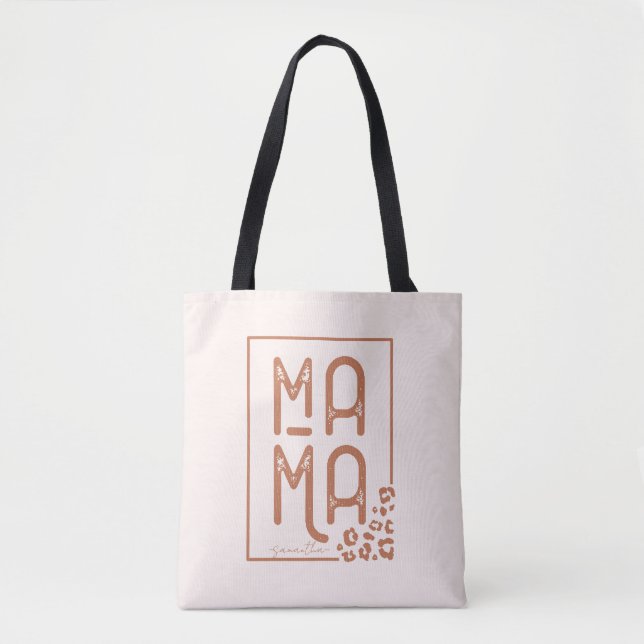 Rustic Boho Mamma Tygkasse (Framsida)