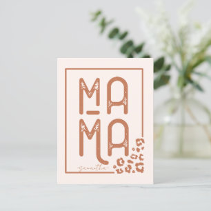 Rustic Boho Mamma Vykort