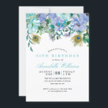 Rustic Boho Mint Grönt Blue Blommigt 30års födelse Inbjudningar<br><div class="desc">Inbjudan till Rustic Boho Mint Grönt Blue Blommigt 30års födelsedag. Utformningen har myntfärgad grönt och ljusblått handmålade vattenfärgsfärgade blommigtar med påhitt-luddaraccenter för en bohemisk chic kant.</div>