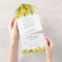 Rustic Boho Mustard Gult Blommigt, sommartid Bröll
