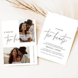 Rustic Boho Photo Wedding bjudes in Inbjudningar