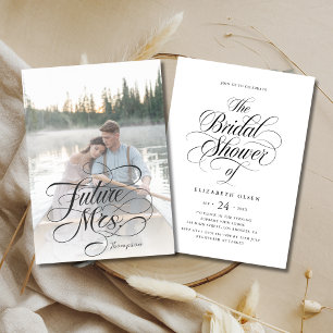 Rustic Boho skriver Future Mrs Möhippa Photo Inbjudningar
