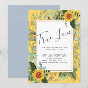Rustic BOHO Solblommor Greenery Bröllop