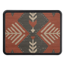 Rustic Boho Terracotta Trailer Hitch Cover