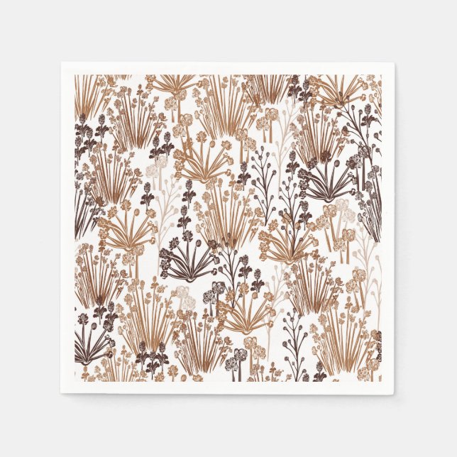 Rustic Boho Thorn & Thistle Outdoorsy Papper Pappersservett (Framsidan)