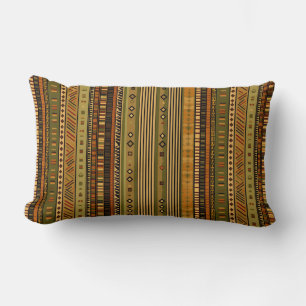 Rustic Boho Tribal Rand Lumbarkudde
