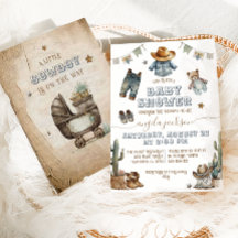 Rustic Boho Vilda western Boy Shower