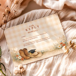 Rustic Boots Graduation Party OSA Kort