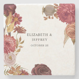 Rustic Botanical Autumn Fall Wedding Stenunderlägg