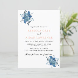 Rustic Botanical Eucalyptus Greenery Bröllop Invit Inbjudningar