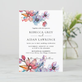 Rustic Botanical Eucalyptus Greenery Bröllop Invit Inbjudningar