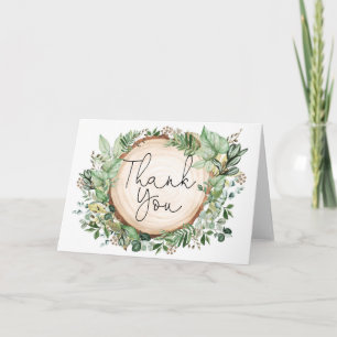 Rustic Botanical Greenery Forest Tack Kort