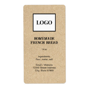 Rustic Bread Bakery Business Add Logotyp Food Fraktsedel