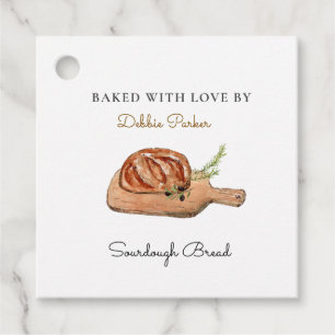 Rustic Breadbakare Gåvor Etiketter