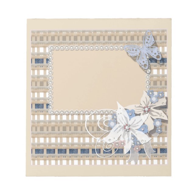 Rustic, bröllop anteckningsblock (Framsida)