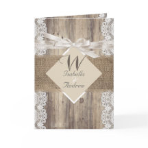 Rustic Bröllop Beige White Snöre Wood Burlap