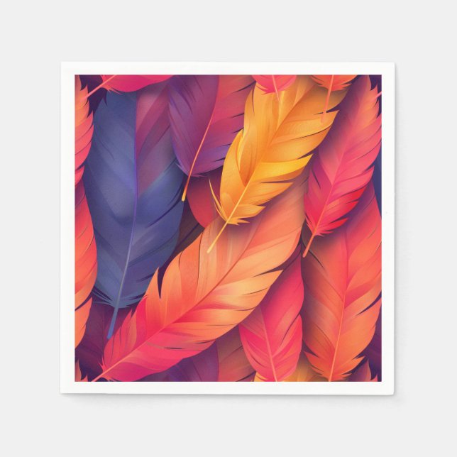 Rustic Bröllop Cocktail Napkins Pappersservett (Framsidan)