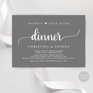 Rustic Bröllop Elopement lyckligtvis allt efter mi Inbjudningar