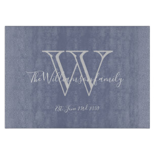 Rustic Bröllop Gift Monogram Family Namn Coola