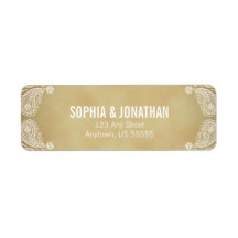 Rustic Bröllop I Hand plockade Paisley Returadress