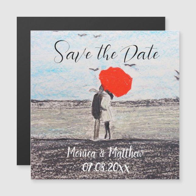 Rustic Bröllop Kärlek par Red Umbrella (Fram/baksida)