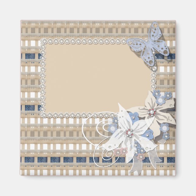 Rustic, bröllop magnet (Framsidan)