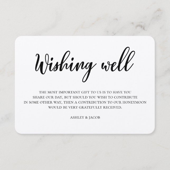 Rustic bröllop önskar lycka till. Modern kraftinsa Tilläggskort (Framsida)