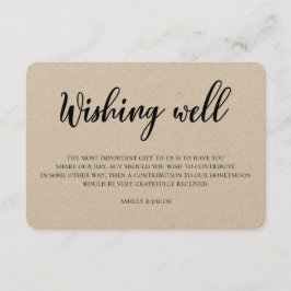 Rustic bröllop önskar lycka till. Modern kraftinsa Tilläggskort