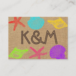 Rustic Bröllop-platskort Placeringskort