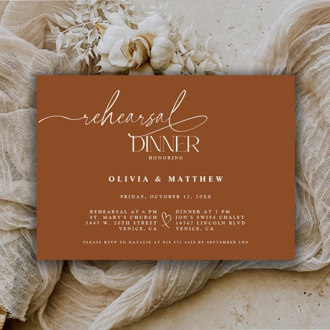 Rustic Bröllop Rehearsal Middag kvällen före Inbjudningar (Skapare uppladdad)