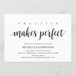 Rustic Bröllop Rehearsal Middagsinbjudan Inbjudningar