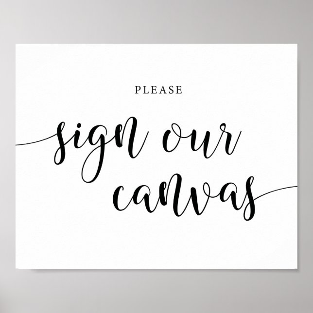 Rustic Bröllop skriver under vårt arbetsytetecken Poster (Framsidan)