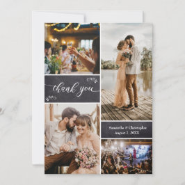 Rustic Bröllop tackar dig för Photo Collage=