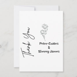 Rustic Bröllop tackkort Tack Kort