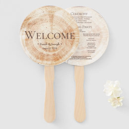 Rustic Bröllop Wood Grain Brudens sida