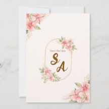 Rustic bröllopsinbjudan