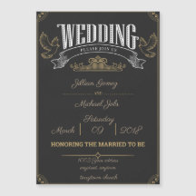 Rustic bröllopsinbjudningsmagnet, Anpassa mig!