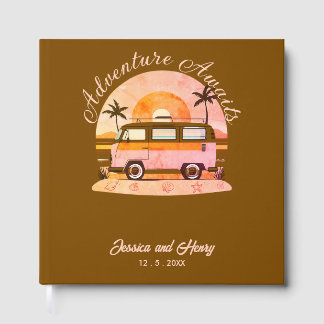 Rustic Brown Äventyr Awaits Travel Gästböcker