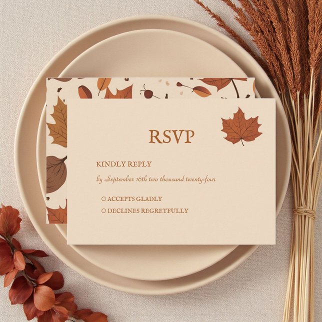 Rustic Brown Beige Burnt Orange Blommigt Höst OSA (Skapare uppladdad)