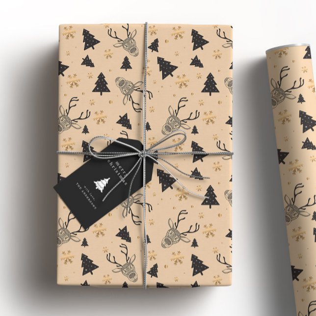 Rustic Brown-jul Presentpapper (Skapare uppladdad)