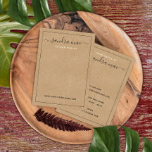 Rustic Brown Kraft Papper Visning för att titta på