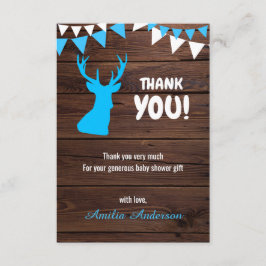 Rustic Buck Theme Boy TACK babydusch